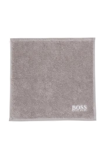 Ręcznik Do Twarzy BOSS Finest Egyptian Cotton Ciemny Szare Damskie (Pl95018)